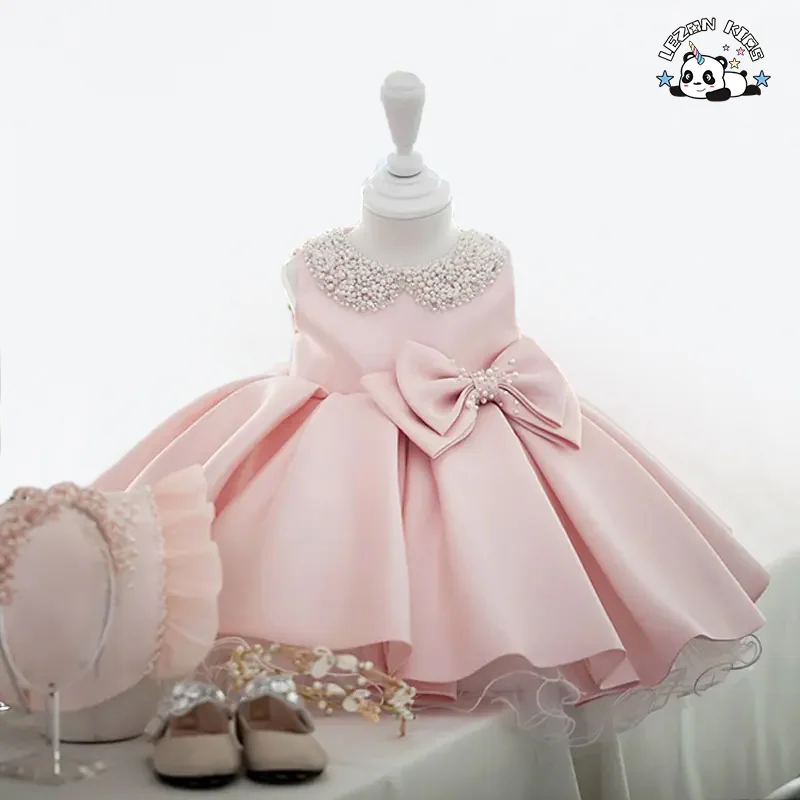 LEZONKIDS - Children's princess dress new year old dress baby girl host evening dress trendy young girls clothes for summer